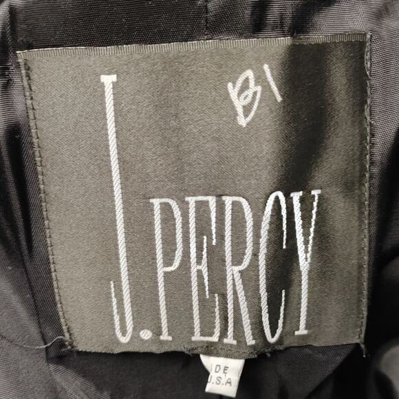 J.Percy Womens 12 Double Breasted Business Casual Fall Harvest Gray Wool Peacoat - Picture 3 of 4